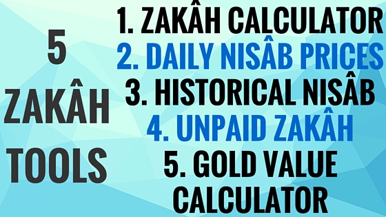 5 Zakâh Tools